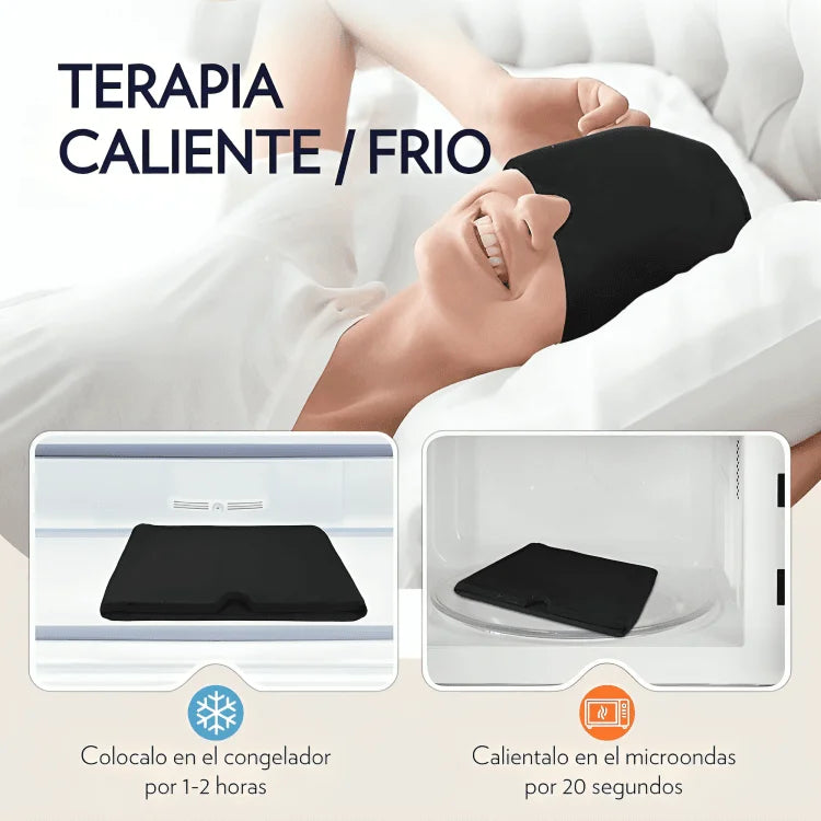 ReliefCap - Gorro de Gel para Migraña y Dolor de Cabeza — Terapia Frío/Calor